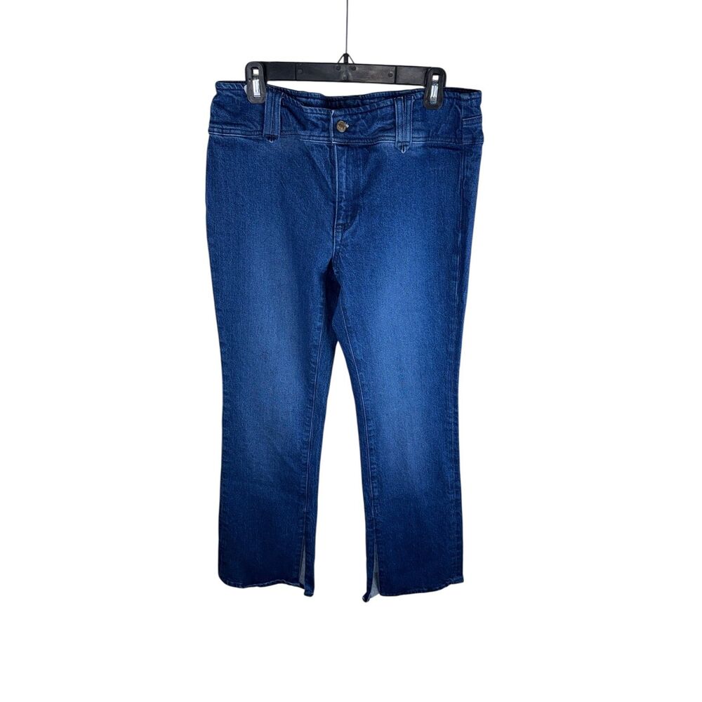 we the free straight leg side slits hem Free People Size 30 Medium Wash